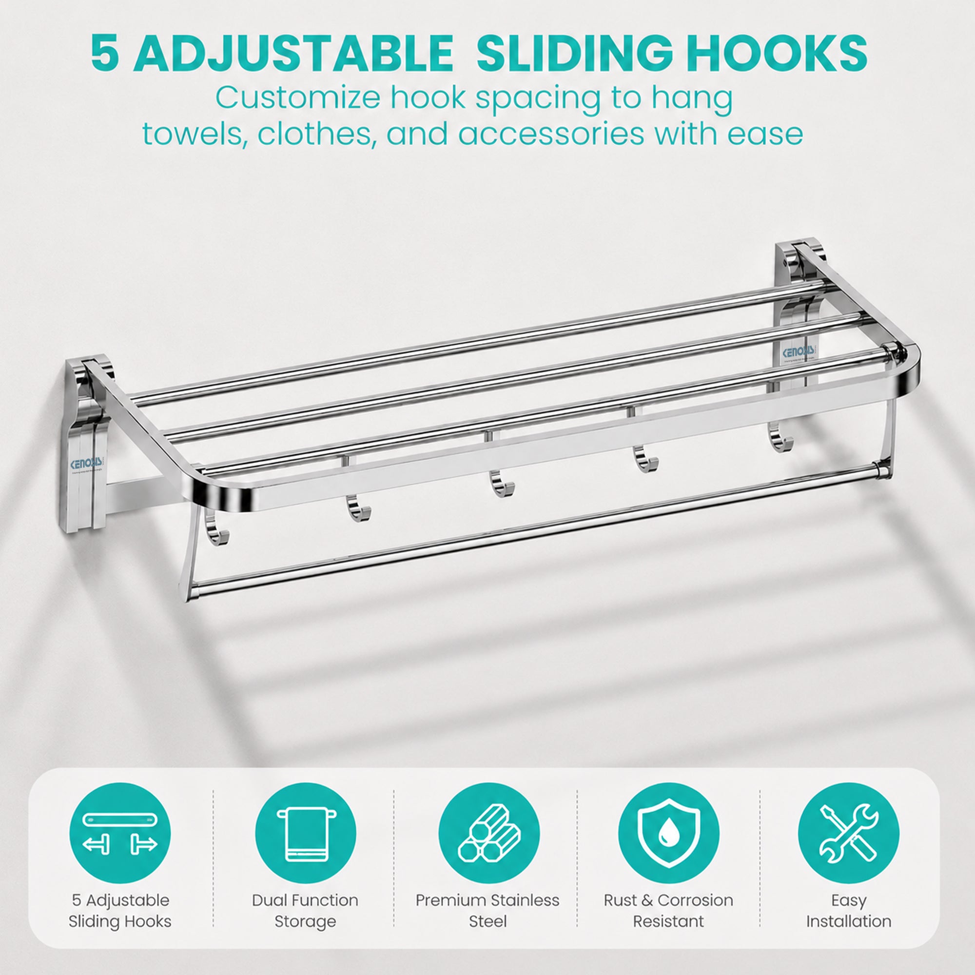 Folding Towel Rack | Flippers Series