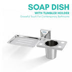 Soap Dish with Tumbler Holder | Belly Series