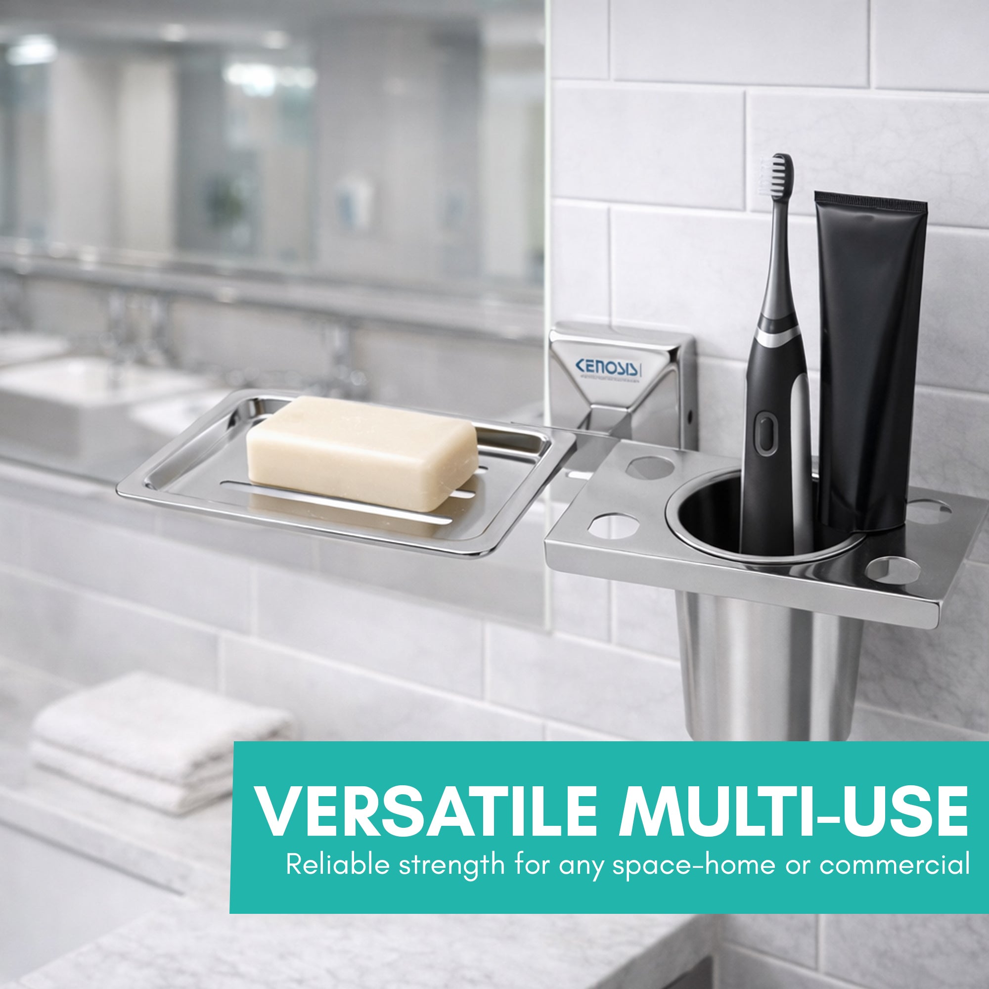 Soap Dish with Tumbler Holder | Belly Series