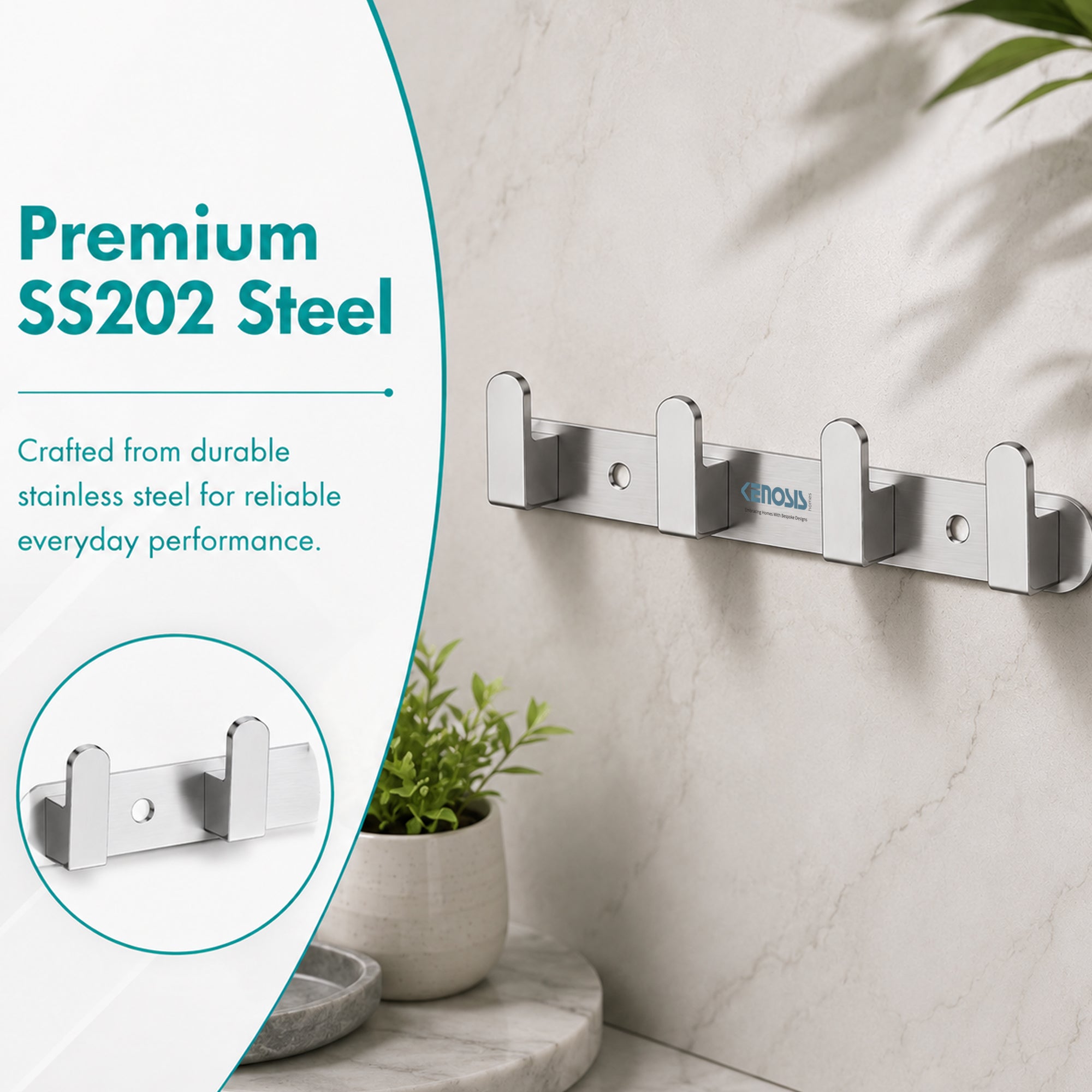 SS Hook | Robe Hook (Khuti)