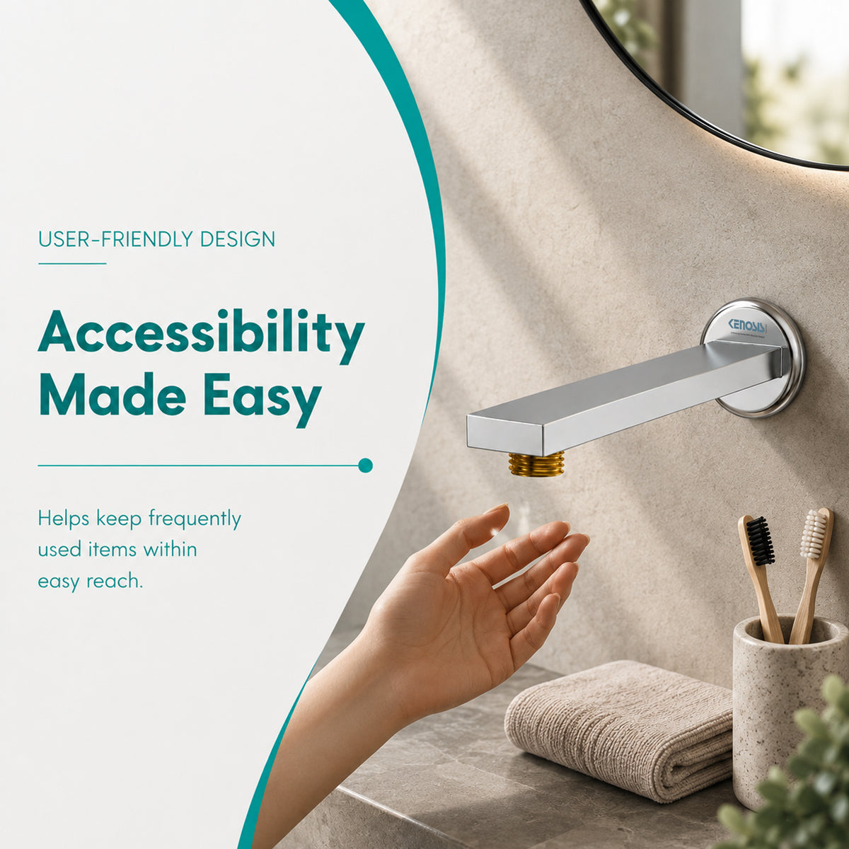 Rectangle Type Arm | Shower Arm