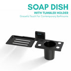 Soap Dish with Tumbler Holder | Belly Series