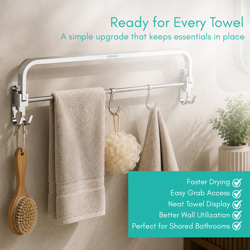 Folding Towel Rod | Flippers Series
