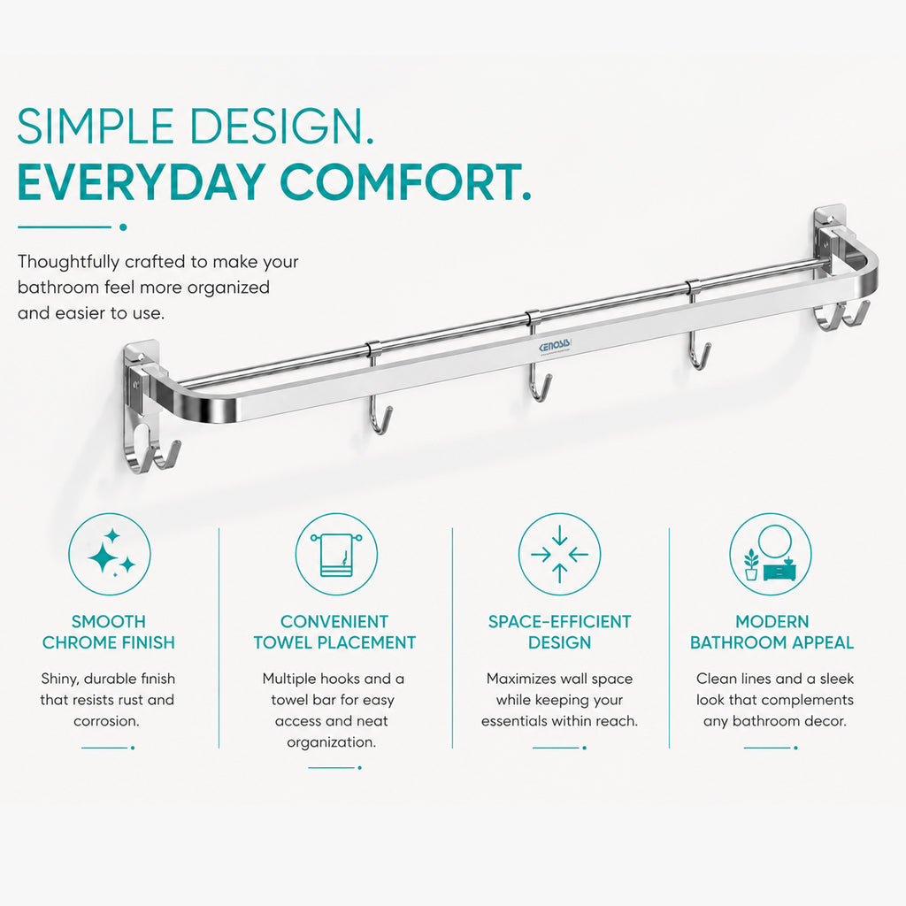 Folding Towel Rod | Flippers Series