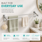 Folding Double Towel Rod | Flippers Series