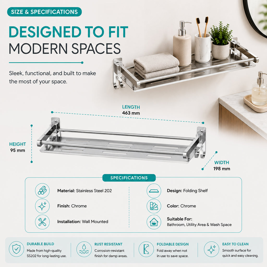 Folding Shelf | Flippers Series