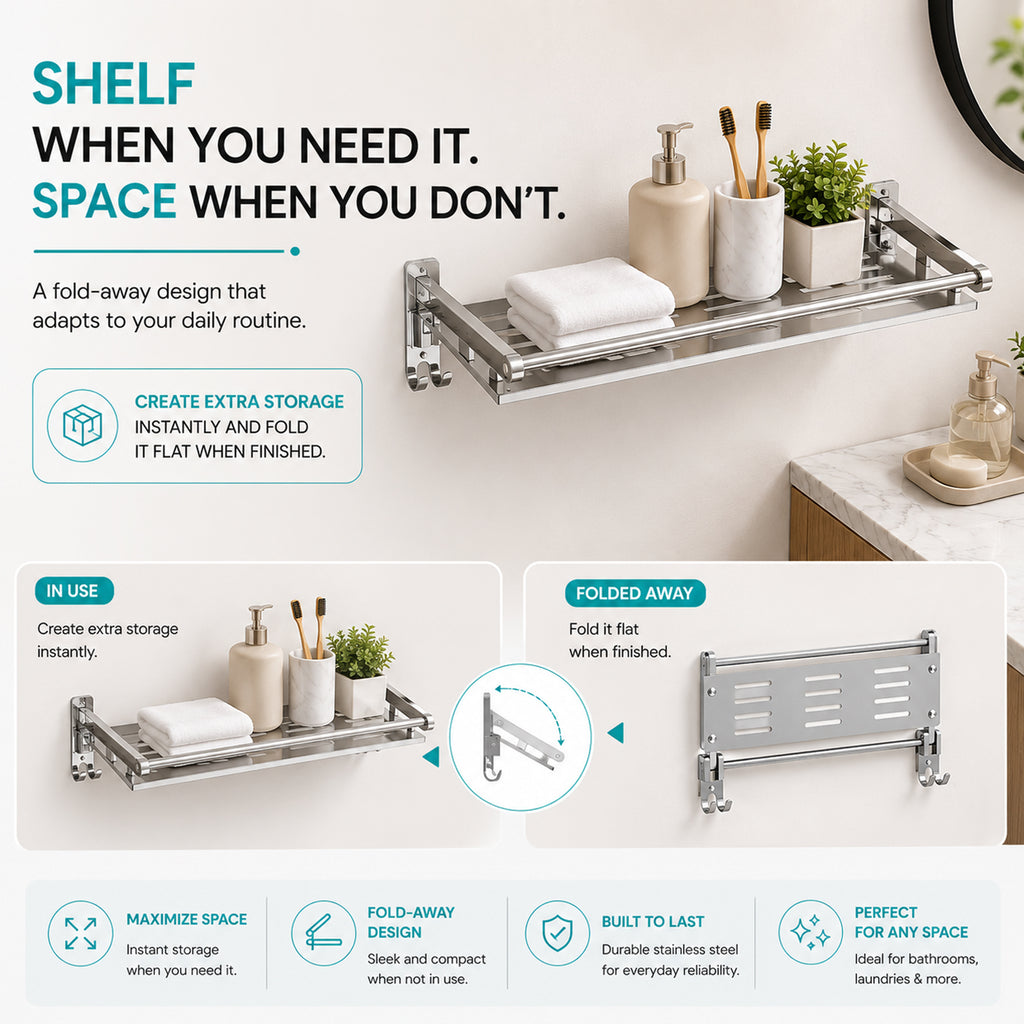 Folding Shelf | Flippers Series