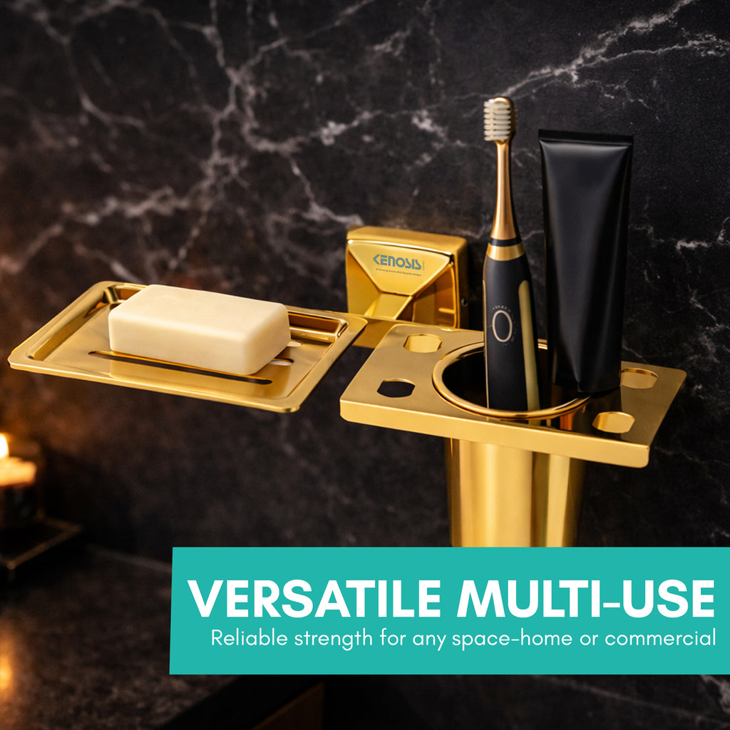Soap Dish with Tumbler Holder | Belly Series