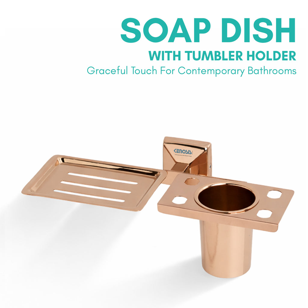 Soap Dish with Tumbler Holder | Belly Series