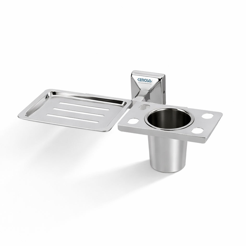 Soap Dish with Tumbler Holder | Belly Series