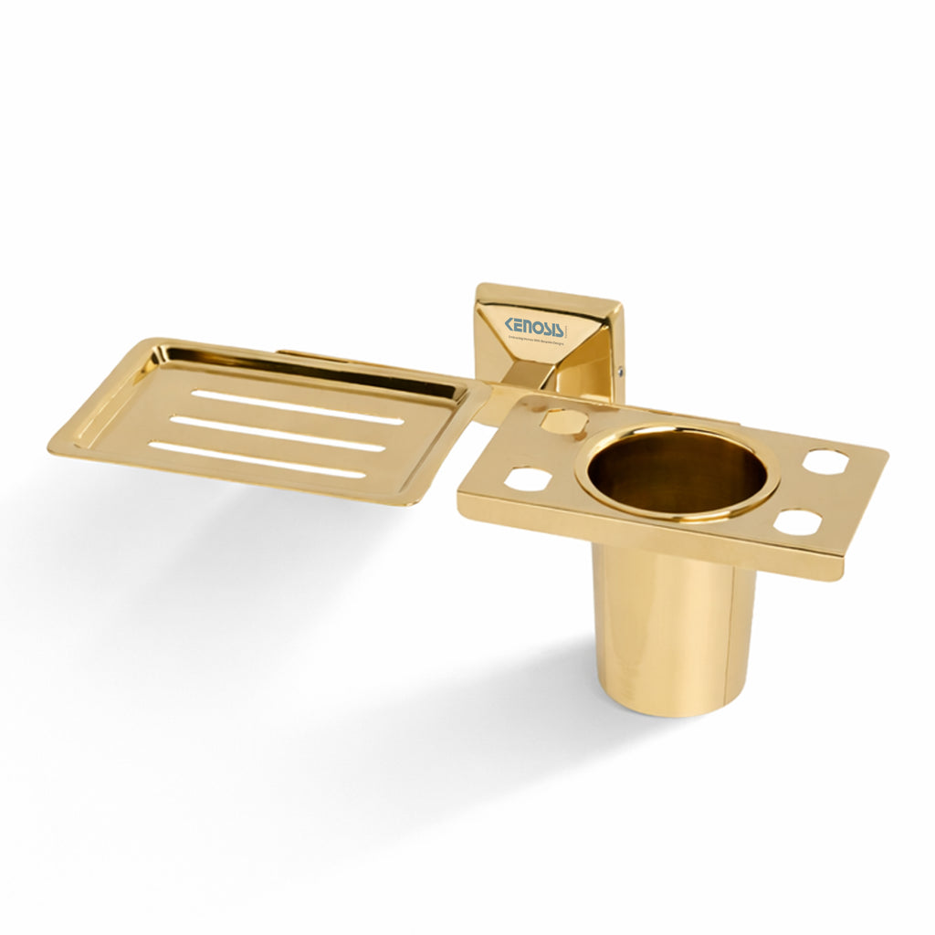 Soap Dish with Tumbler Holder | Belly Series