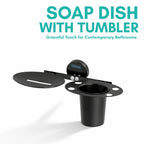 Soap Dish with Tumbler Holder | Max Series