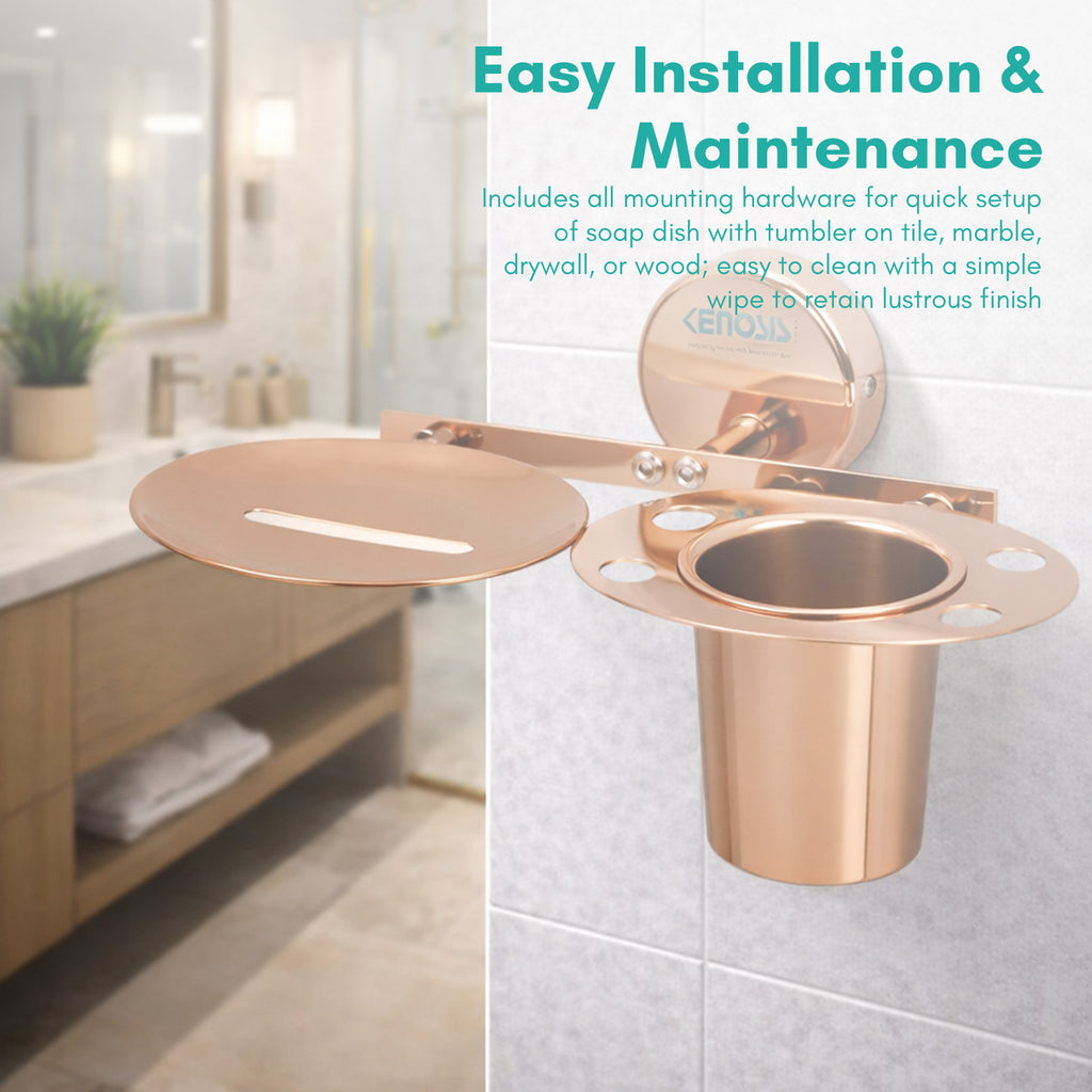 Soap Dish with Tumbler Holder | Max Series