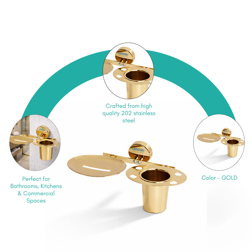 Soap Dish with Tumbler Holder | Max Series