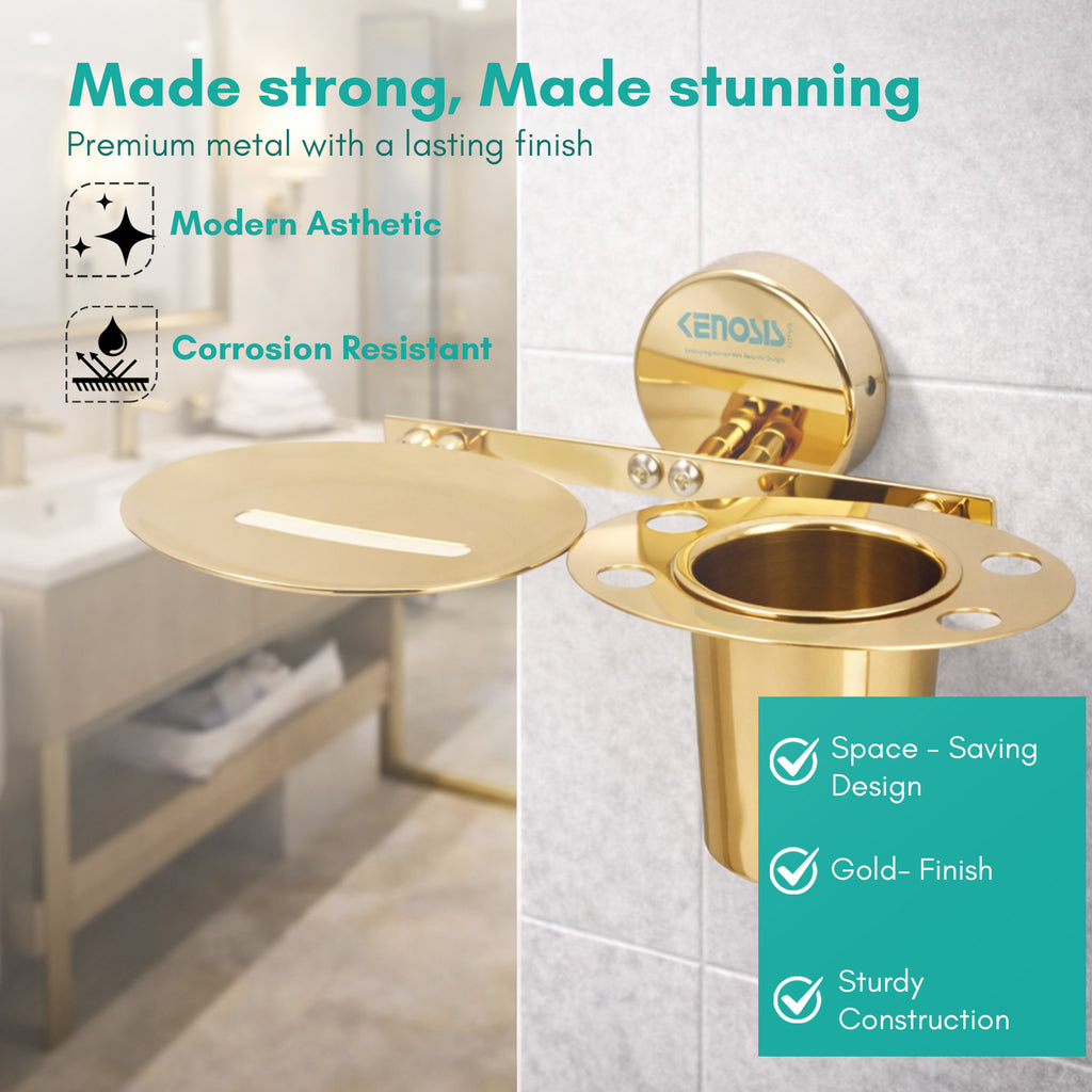 Soap Dish with Tumbler Holder | Max Series